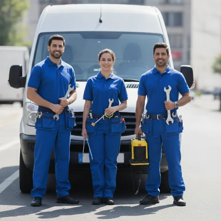 Industriewäscherei Team in Zwickau